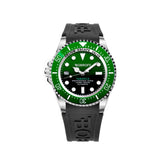 Bobroff Black Rubber Sport Watch